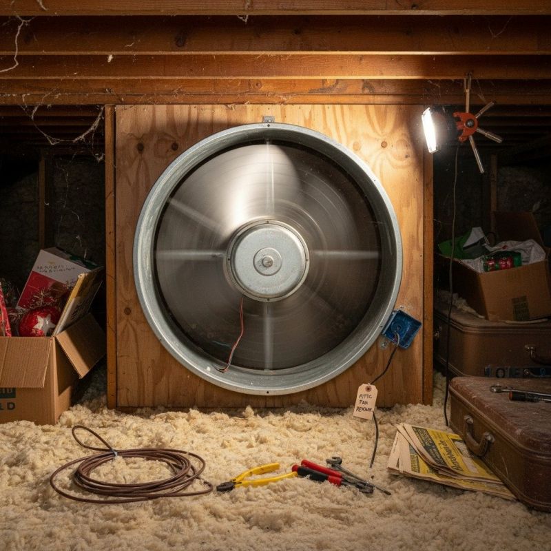 Attic Fan Servicing