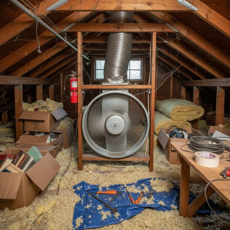 Attic Fan Servicing