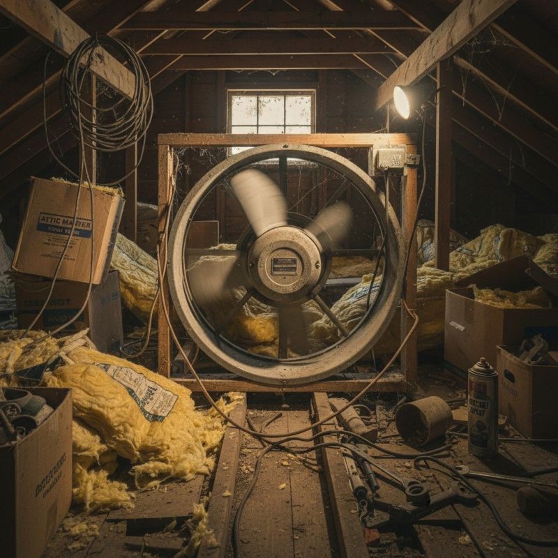 Attic Fan Servicing Service