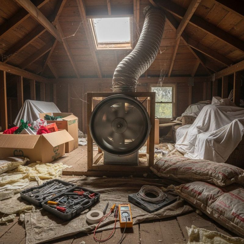 Attic Fan Servicing Service